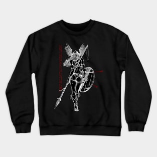 Valkyrie of Ravens (Negative) Crewneck Sweatshirt